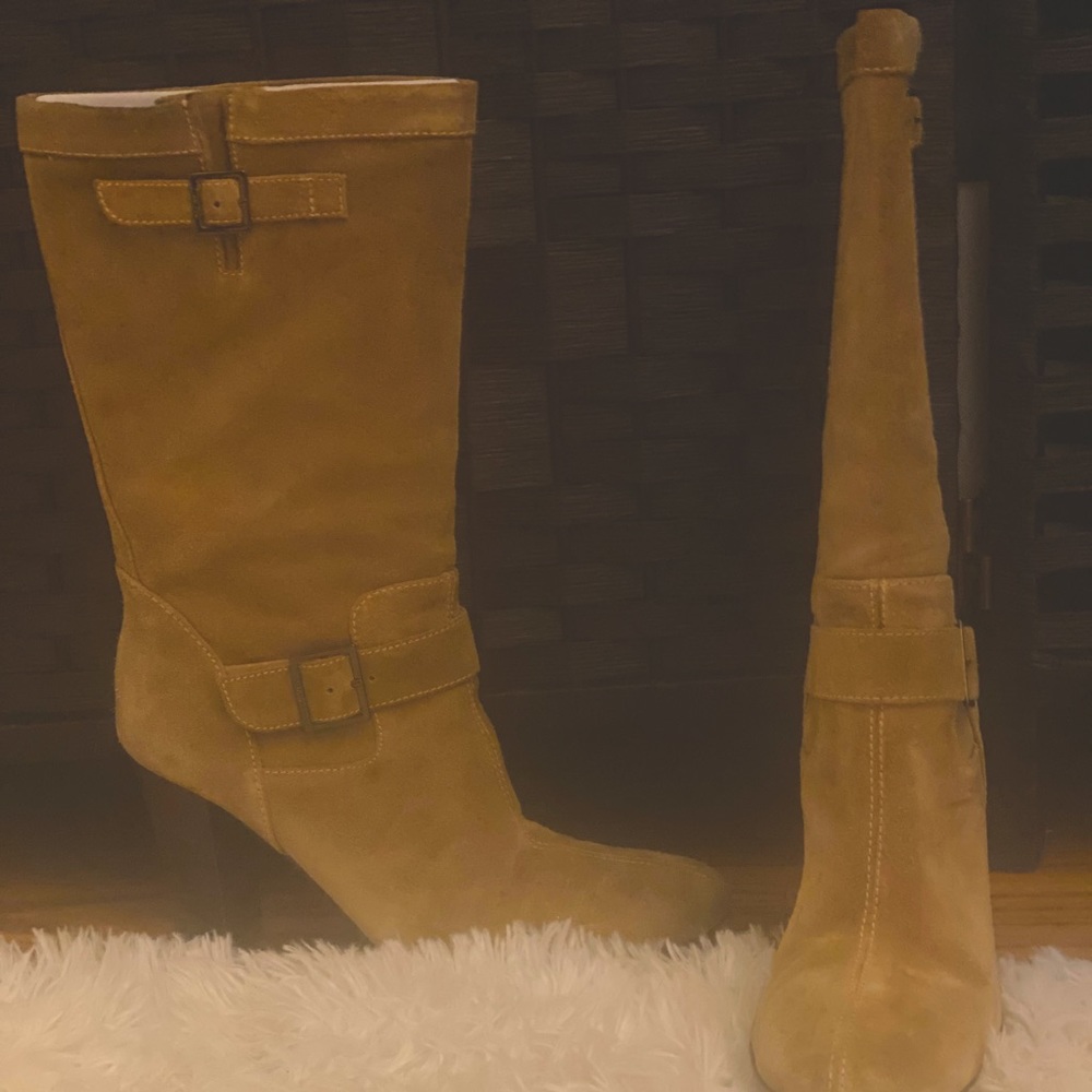 Calvin Klein Hess Oiled Suede Brown Calf boot